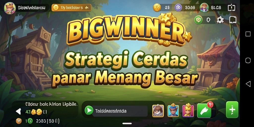 Tangkapan layar gameplay <strong>BIGWINNER</strong> menunjukkan aksi strategi yang mendebarkan.