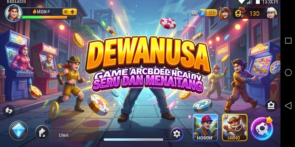 Tampilan gameplay DEWANUSA yang menakjubkan di level menantang.