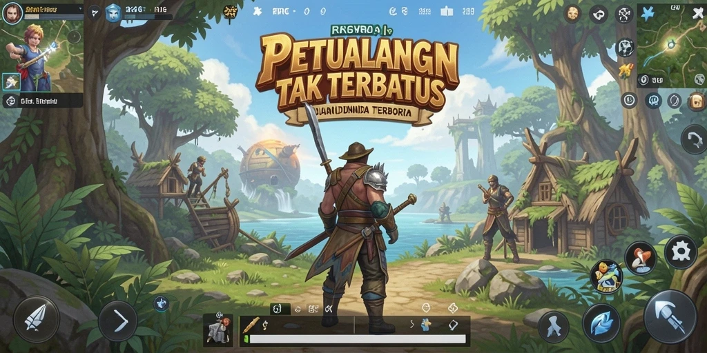 Screenshot gameplay R6R6 yang menunjukkan eksplorasi luas Open World.