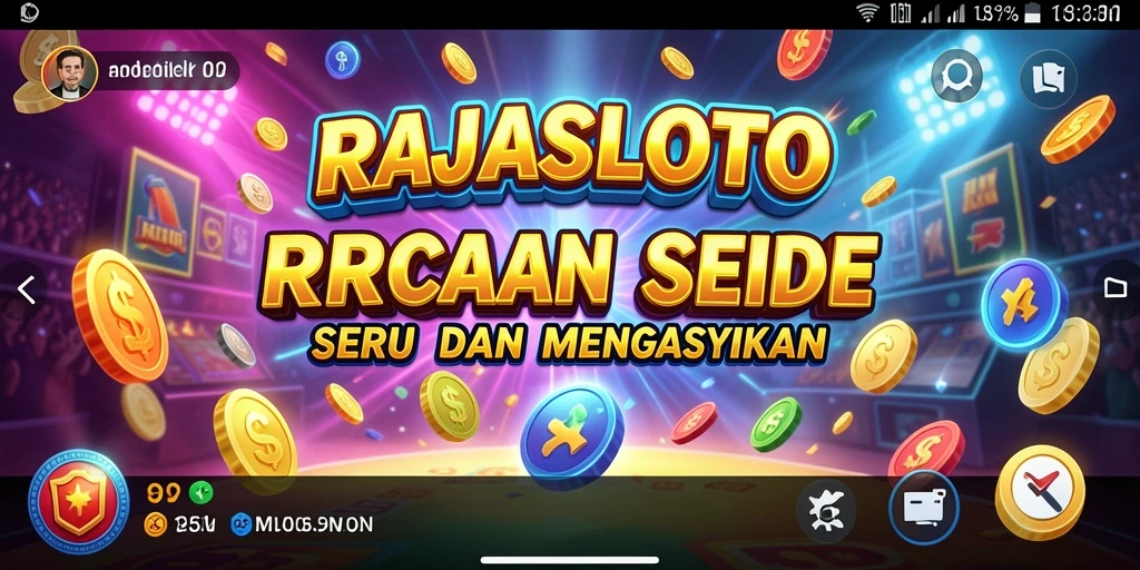 Tampilan gameplay RAJASLOTO dengan grafis yang memukau.